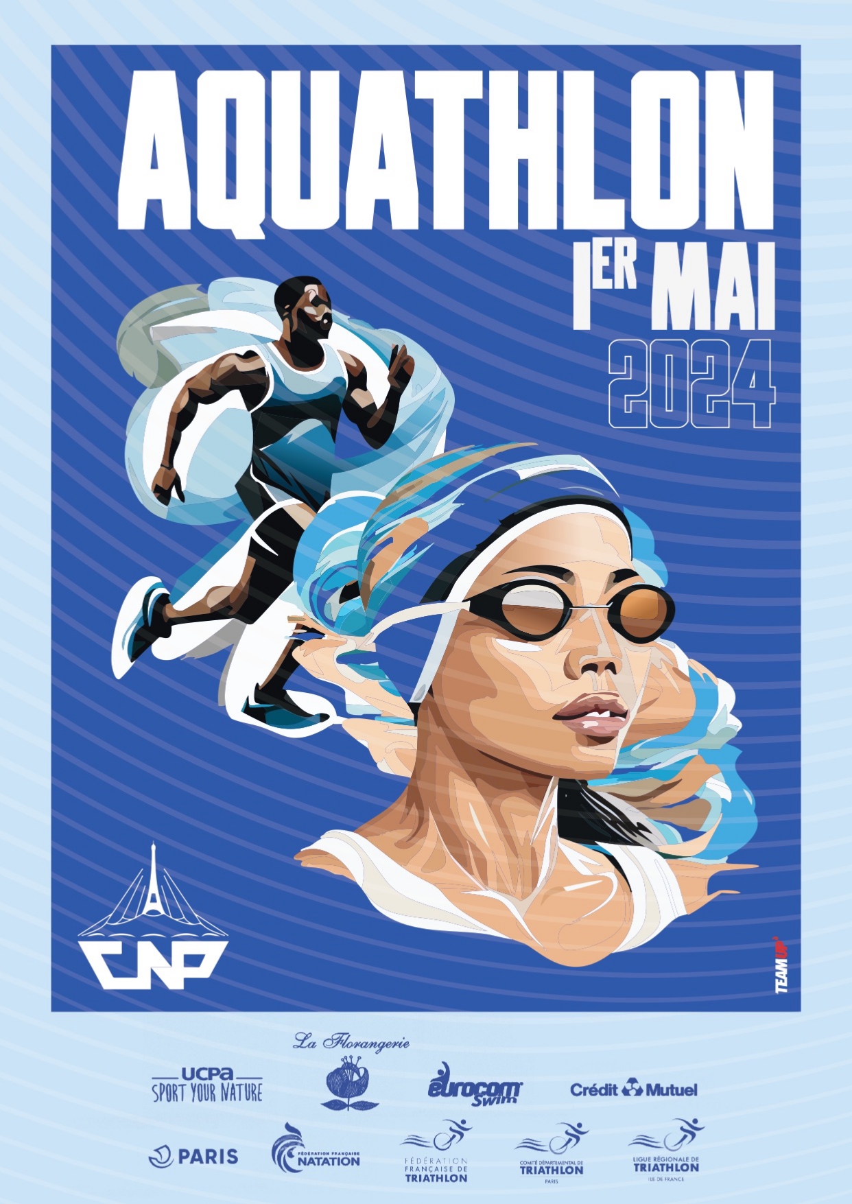 AQUATHLON AFFICHE 2024