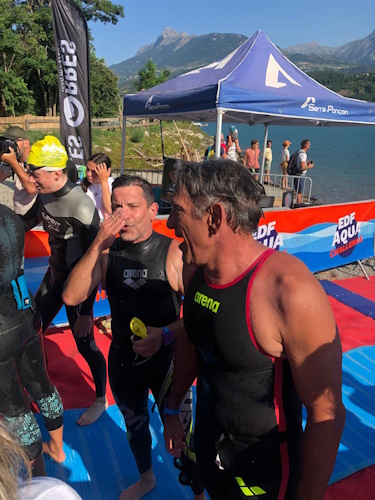 Traversée Lac de Serre Ponçon 2024 - arrivée 5km